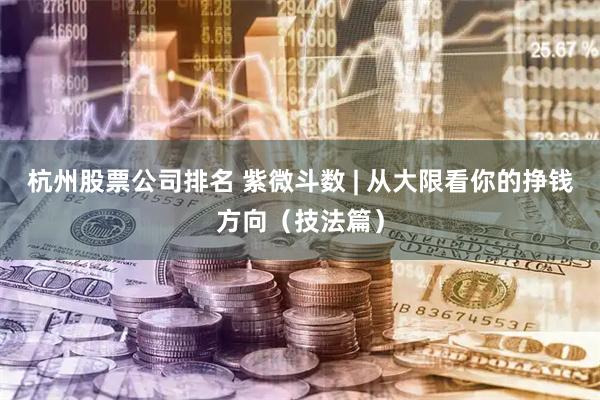 杭州股票公司排名 紫微斗数 | 从大限看你的挣钱方向（技法篇）